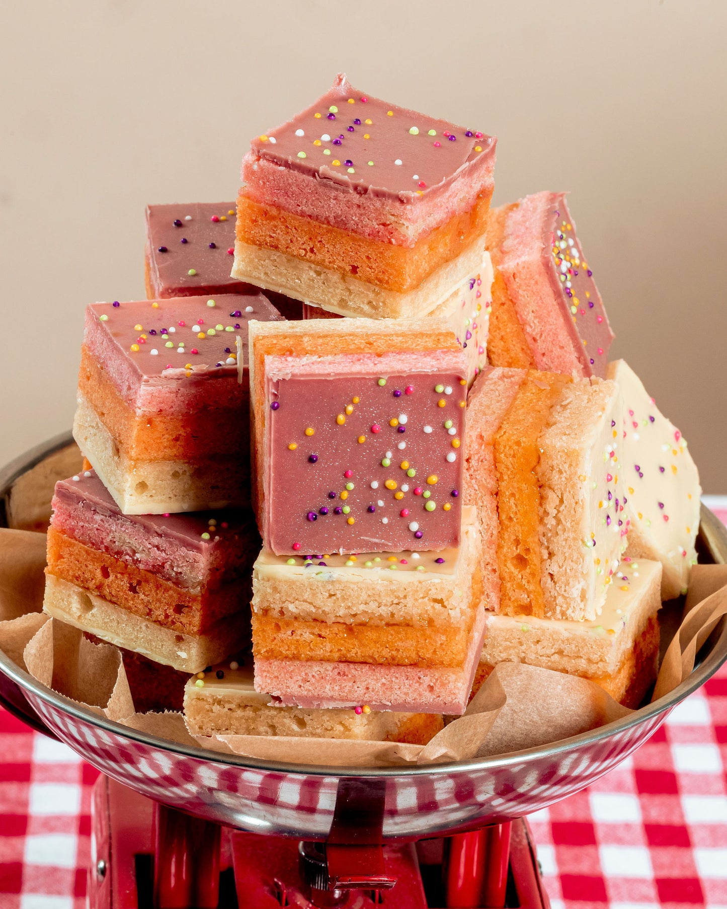 SPECIAL ORDER - ITALIAN RAINBOW COOKIES - SPRINGTIME SPECIAL - ONE DOZEN