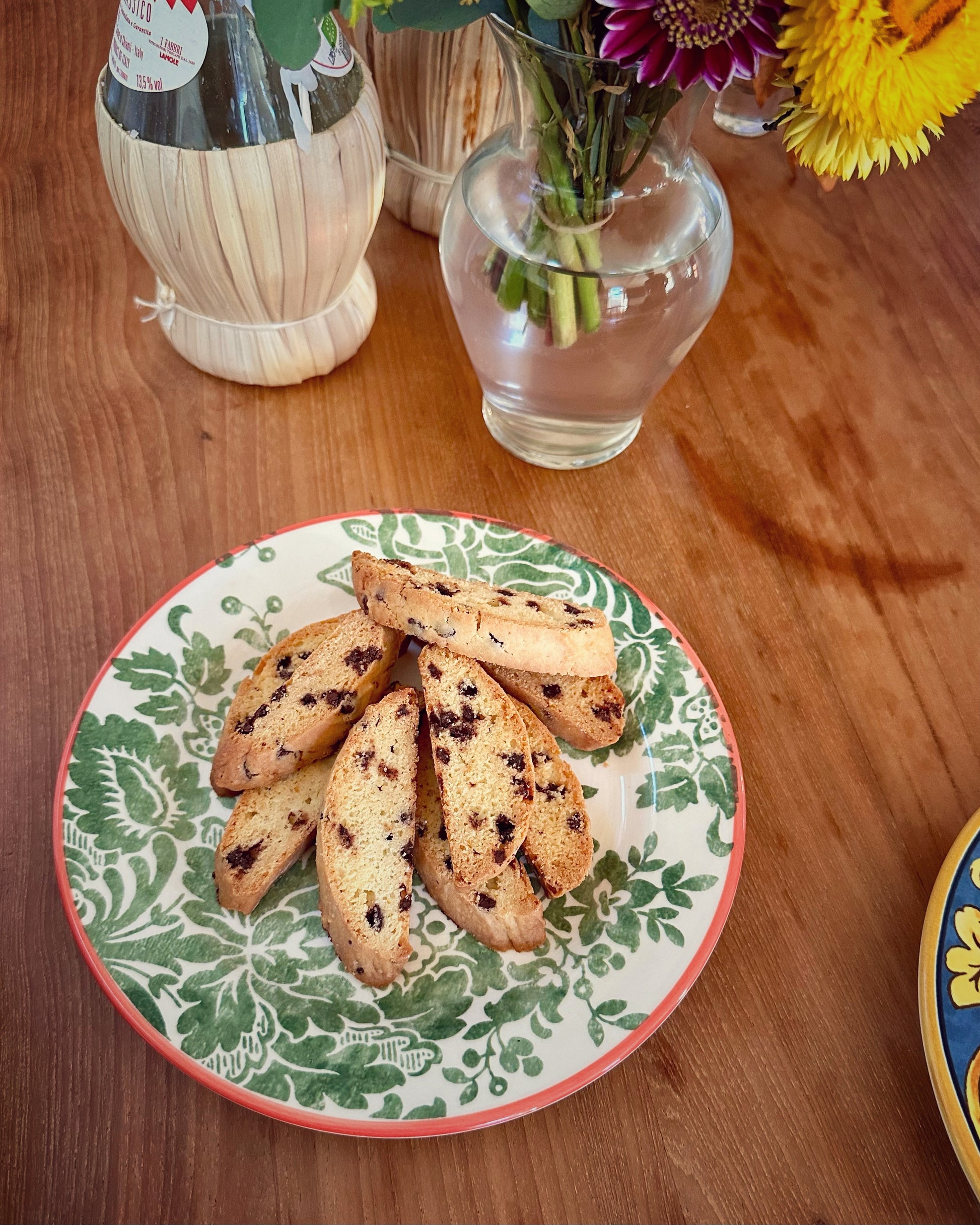 SPECIAL ORDER - BISCOTTI - CHOCOLATE CHIP AND ORANGE ZEST - ONE DOZEN