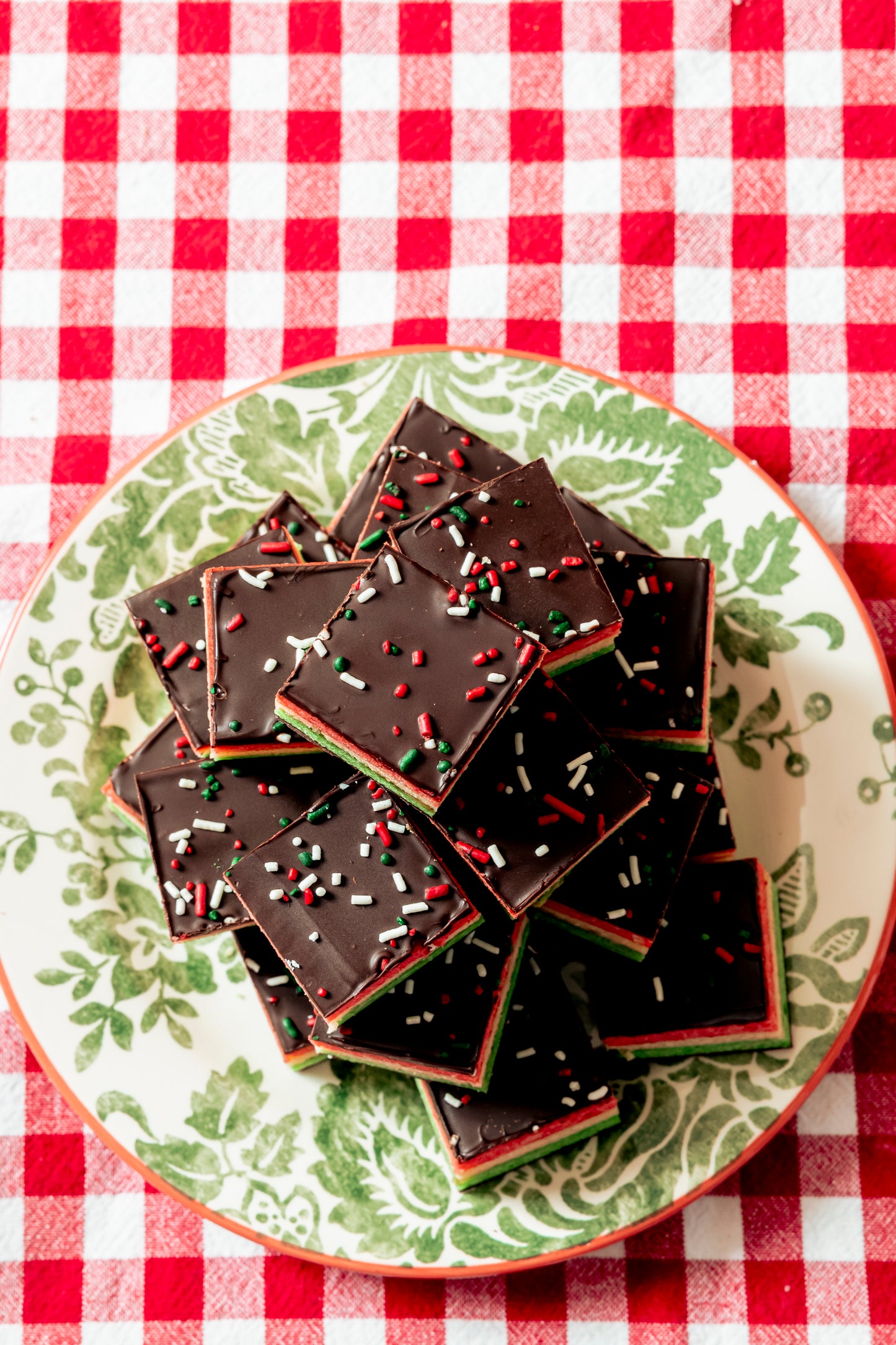 SPECIAL ORDER - ITALIAN RAINBOW COOKIES - TRADITIONAL - ONE DOZEN