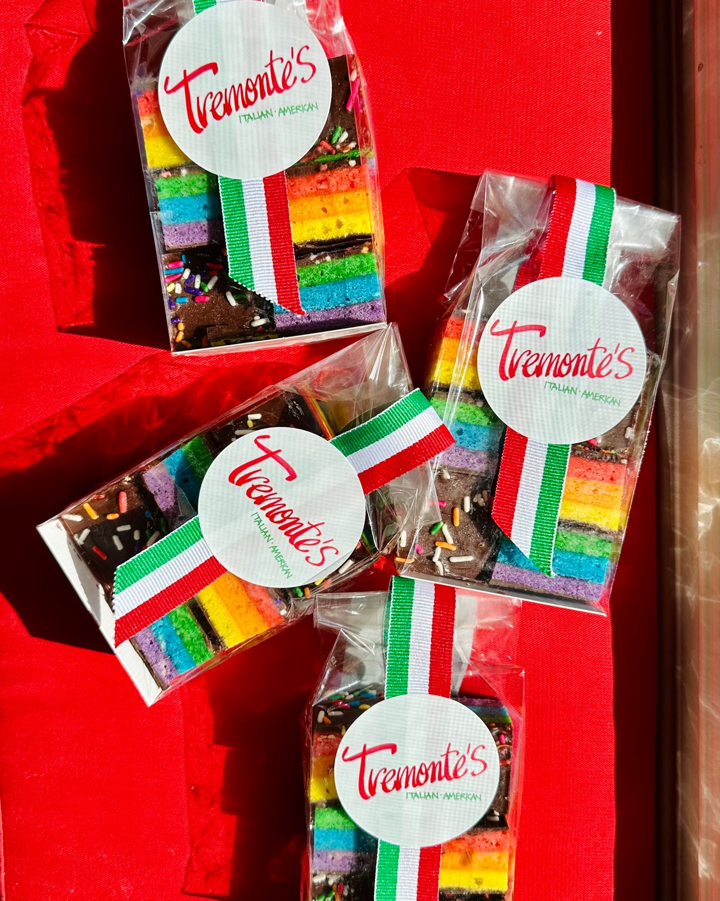 JUNE SPECIAL - PRIDE RAINBOW COOKIES - ONE DOZEN