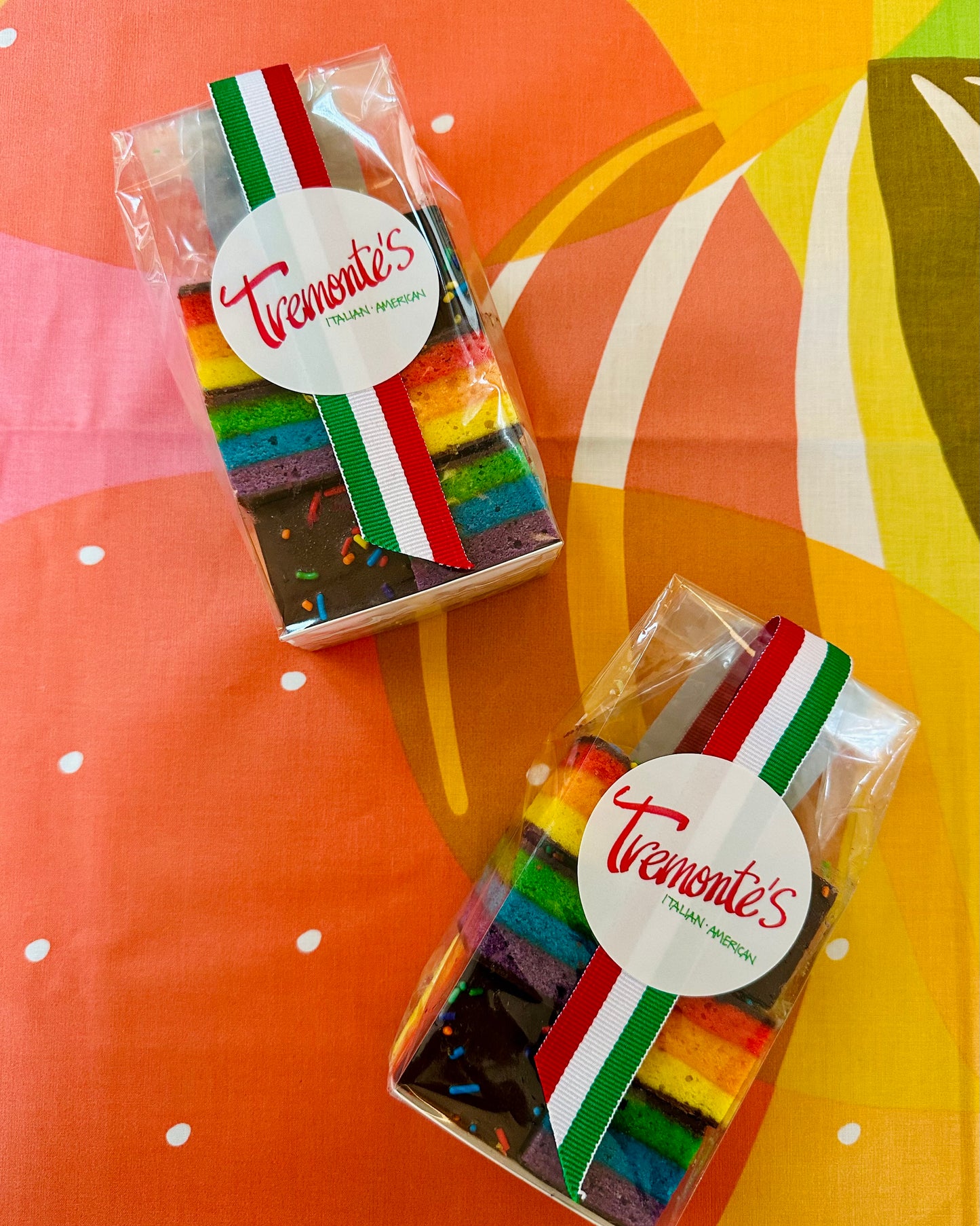 JUNE SPECIAL - PRIDE RAINBOW COOKIES - ONE DOZEN