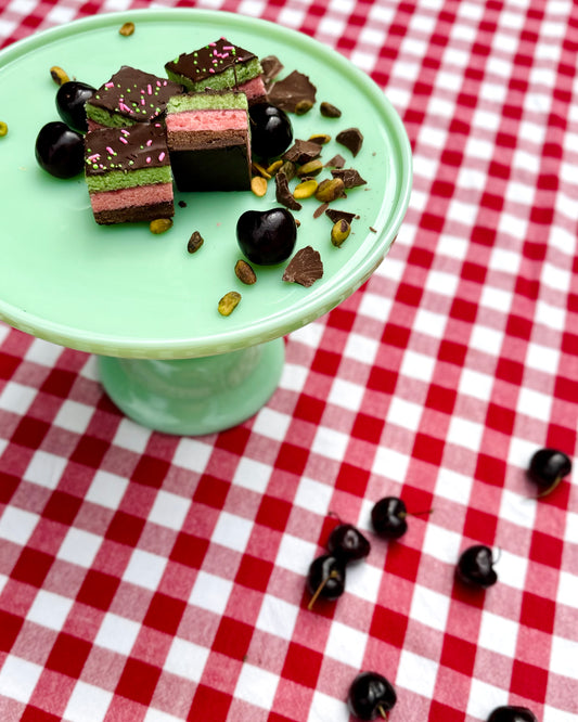SPECIAL ORDER - SUMMER SEASONAL - SPUMONI RAINBOW COOKIES - ONE DOZEN